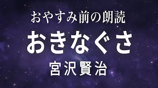 【朗読】【小説】【大人向け読み聞かせ】おきな草　★宮沢賢治