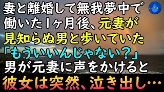 #99【感動する話】元妻と離婚して無我夢中で働いた俺 1ヶ月後、元妻は見知らぬ男性と楽しそうに歩いていた 声をかけるとボロボロと涙を流しながら彼女は話し出した・・泣けるストーリー【朗読】