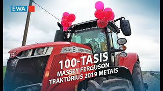 100-asis MF traktorius 2019 metais