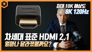 차세대 표준! HDMI 2.1 집중 탐구!