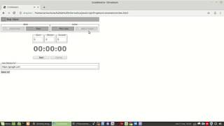 Simple Timer / Alarm Clock 2.0 | JavaScript Application