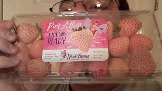 Pineberries Food Review Taste Test