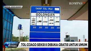 Tol Cijago Seksi II Dibuka Gratis untuk Umum