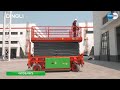 dingli jcpt2212dc 22m electric scissor lift