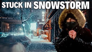 stuck in snow storm | Snowfall In America Vlog