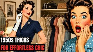 7 FORGOTTEN Wardrobe Tricks 1950s Women Used to Always Look EXPENSIVE on Pennies