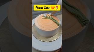 Floral Cake Decorating Tutorials🧡🥰|Cake Design❤️ #cake #shortsfeed #shorts #youtubeshorts