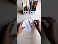 Paper Pen Stand | Easy origami box without glue #shorts #papercrafts