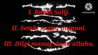 Rabbi Salli| Sembi ragpa mapuni| Dilgi manugduda Allahu| Manipuri Marifat|Pangal Esei| New Marifat