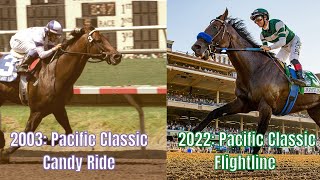 Candy Ride Vs Flightline Pacific Classic Comparison