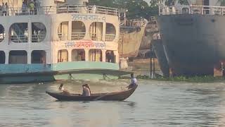 যাত্রী নিয়ে সেদিন আমতলী যাচ্ছিল সুন্দরবন - ৭ লঞ্চ।। আপাতত এখন আমতলী রুট বন্ধ আছে!