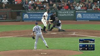 SD@SF: Chacin freezes Belt looking on a K in the 4th