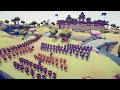 150x ROMAN ARMY ATTACK SAMURAI CASTLE - Totally Accurate Battle Simulator TABS