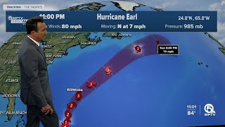 Tropical Storm Earl becomes hurricane; second of the season