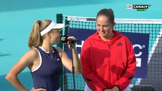 Jelena Ostapenko/Ellen Perez - Abu Dhabi Trophy Ceremony