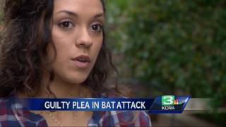 Woman pleads guilty to bat attack in Lodi park