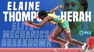 Elaine Thompson-Herah Elite Sprint Mechanics Breakdown #howtorunfaster #sprintmechanics