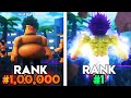 I BECAME THE #1 PLAYER IN ROBLOX GYM LEAGUE