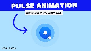 Simple Pulse Animation CSS | Pulse Effect CSS | FrontendDUDE