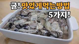 💥겨울이면 먹어줘야 하는 세상에서 제일맛있는 굴요리5가지💯안먹어보면 진짜 후회합니다!