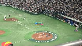 WBC2023 日本-韓国 3裏吉田正尚逆転2点タイムリー まさしく前人未到の境地 東京ドーム 第1R 2023/3.10