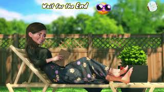 Magical Garden Tickles: Butterfly Playfully Tickles Girl’s Feet | Cute \u0026 Funny Animation #tickles