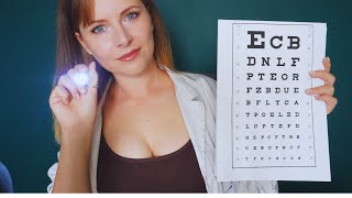 ASMR  EYE Exam  Bright Light Triggers  Up-Close Gentle Whispers