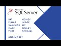 Datatypes in SQL Server | SQL Tutorial