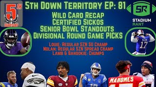 5th Down Territory- WCW Recap, Certified Sickos, Senior Bowl Takes, & Divisional Round Picks