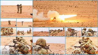 NY National Guard \u0026 Moroccan Soldiers Train with Machine Guns in Morocco