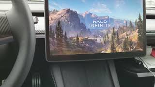 Xbox Gamepass playing smoothly on 2022 Tesla Model 3