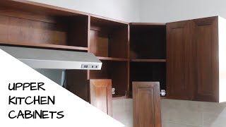 How to Make Upper Kitchen Cabinets | L - Shaped Cabinet