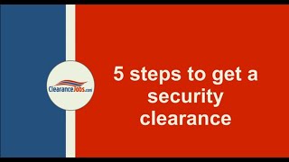 How To Get A Security Clearance