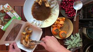 Squash Persimmon Cranberry Sage Holiday Meal :: Chef Mark Cleveland // Avanti Natural