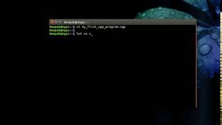 Hello World C++ Program in Linux using VIM editor