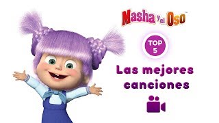 Masha y el Oso - Colección de las mejores canciones Parte 1 🔶 (5 videos musicales! 🎥)