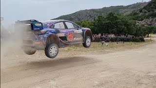 WRC Rally Italia Sardegna 2022 Pierre-Louis Loubet on famous Micky's jump ss15