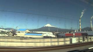 東海道新幹線から見た富士山