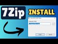 How to Download and Install 7zip on Windows 10 PC or Laptop