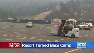 Resort Turned Base Camp For Caldor Firefighters