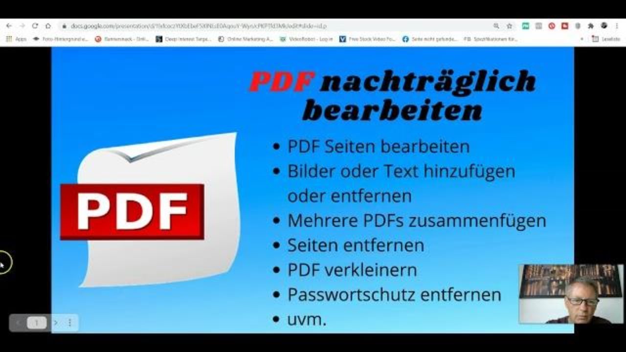 PDF Kostenlos Bearbeiten - YouTube