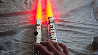 Ultrasabers Initiate LE V2 vs Initiate V4 Stunt Sabers