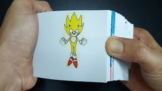Flipbook Super Sonic | Sonic the Hedgehog 2