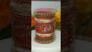 bridal bangle set #name #photo #chura #bridalset #wedding #bangles #bridaljewellery #weddingseason