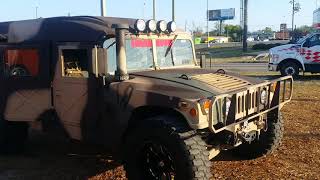 HUMVEE HUMMER GETS BEDLINER