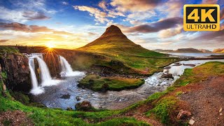 Iceland 4K Scenic Relaxation Music | Calming Music, Stress Relief, Nature Video  Soothing Meditation