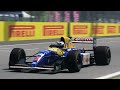 michael schumacher vs nigel mansell 2002 ferrari f2002 vs 1992 williams renault fw14b at monza