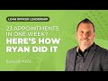 Loan Officer Coaching: 23 Appointments in One Week? Here’s How Ryan Did It