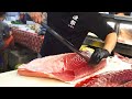 How a Master Sushi Chef Cuts a Giant Bluefin Tuna Luxurious Sashimi