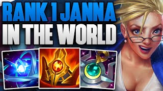 BEST JANNA IN THE WORLD FULL SUPPORT GAMEPLAY! | CHALLENGER JANNA GAMEPLAY | Patch 14.24 S14